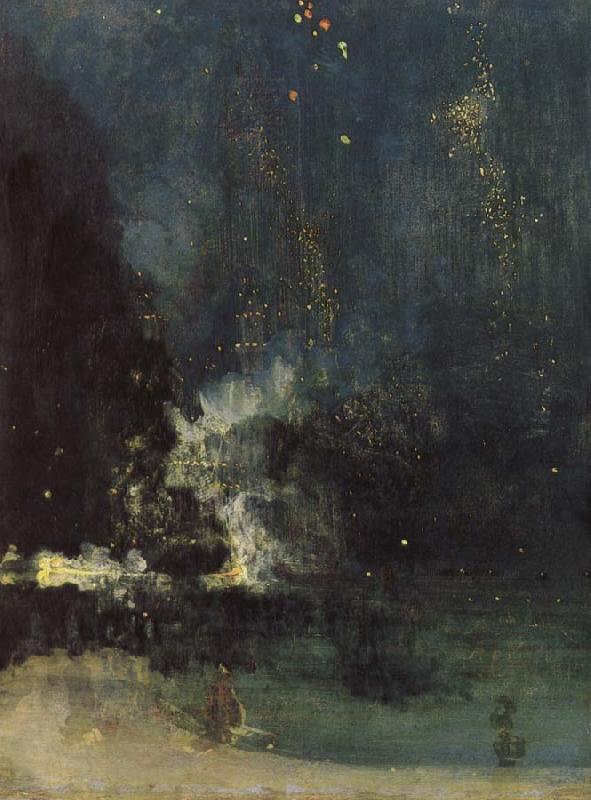 James Abbott Mcneill Whistler Nocturne in Black and Gold China oil painting art
